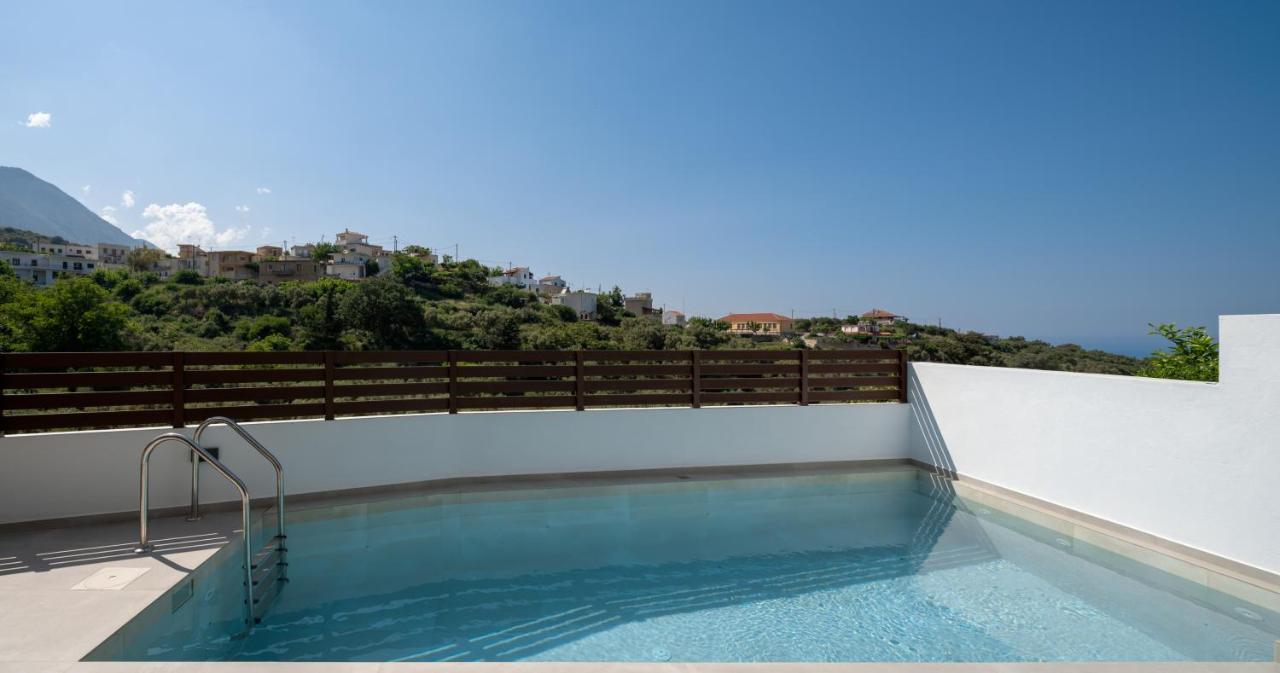 O-Cyanea Villa With Heated Pool Kournás Buitenkant foto
