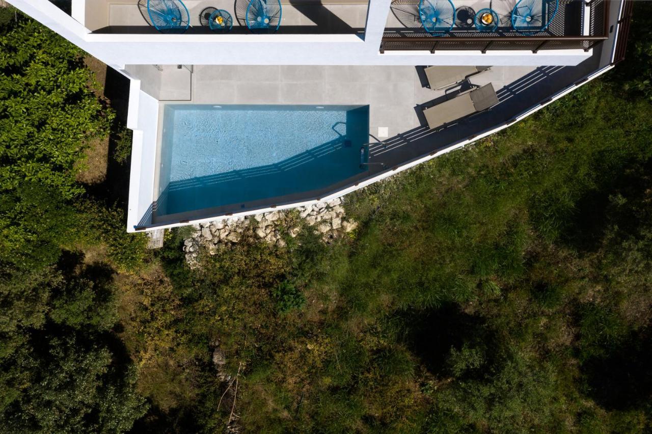 O-Cyanea Villa With Heated Pool Kournás Buitenkant foto